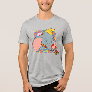  Dumbo is smiling Tri-Blend Shirt