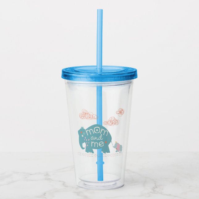 Dumbo | Mom and Me Acrylic Tumbler (Front)