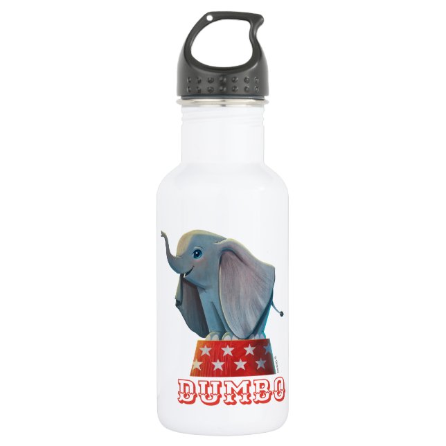 Dumbo | Smiling Atop Circus Podium 532 Ml Water Bottle (Front)