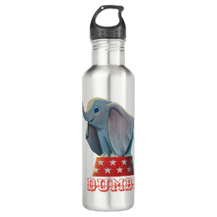 Dumbo   Smiling Atop Circus Podium 710 Ml Water Bottle