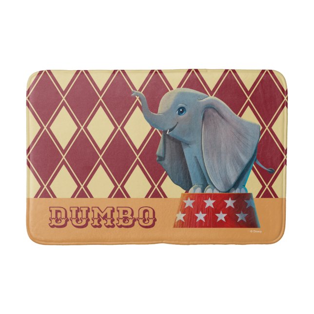 Dumbo | Smiling Atop Circus Podium Bath Mat (Front)