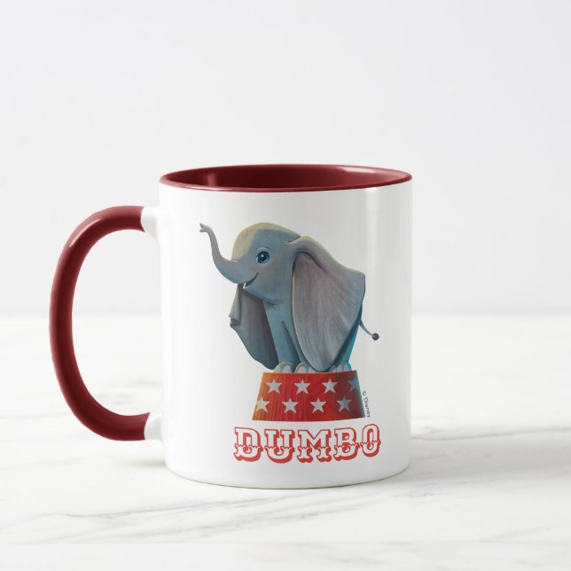 Dumbo | Smiling Atop Circus Podium Mug (Left)