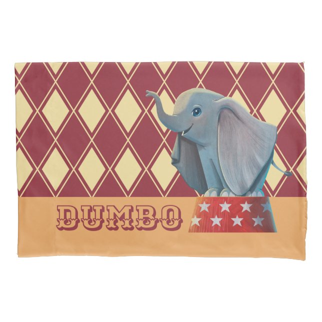 Dumbo | Smiling Atop Circus Podium Pillowcase (Front)