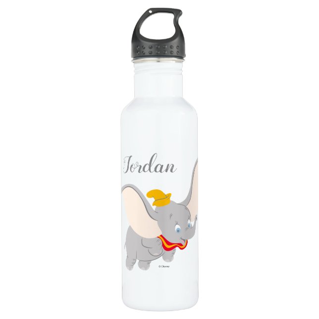 Dumbo Soaring Through the Sky 710 Ml Water Bottle (Front)