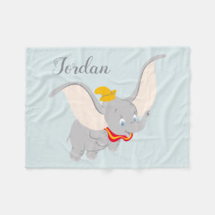 Dumbo Soaring Through the Sky Fleece Blanket