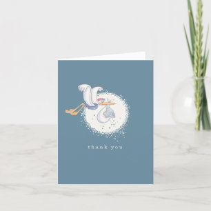 Dumbo & Stork Merci Baby shower garçon