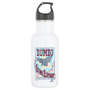 Dumbo   "The Flying Elephant" Circus Art 532 Ml Water Bottle