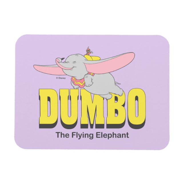 Dumbo the Flying Elephant Magnet (Horizontal)