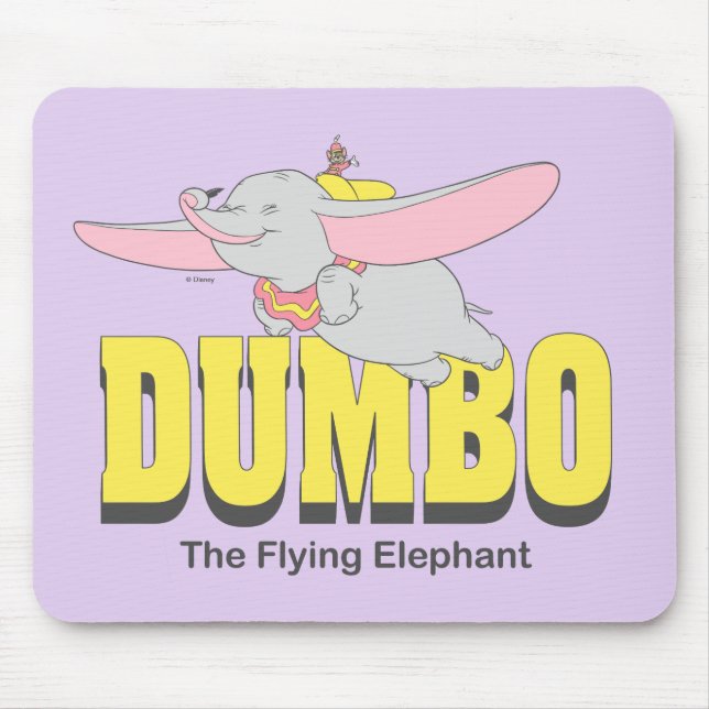 Dumbo the Flying Elephant Mouse Pad (Front)
