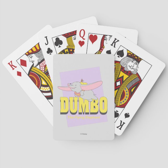 Dumbo the Flying Elephant Playing Cards (Back)