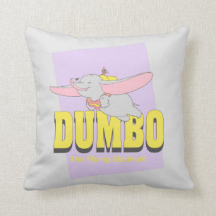 Dumbo the Flying Elephant Throw Pillow