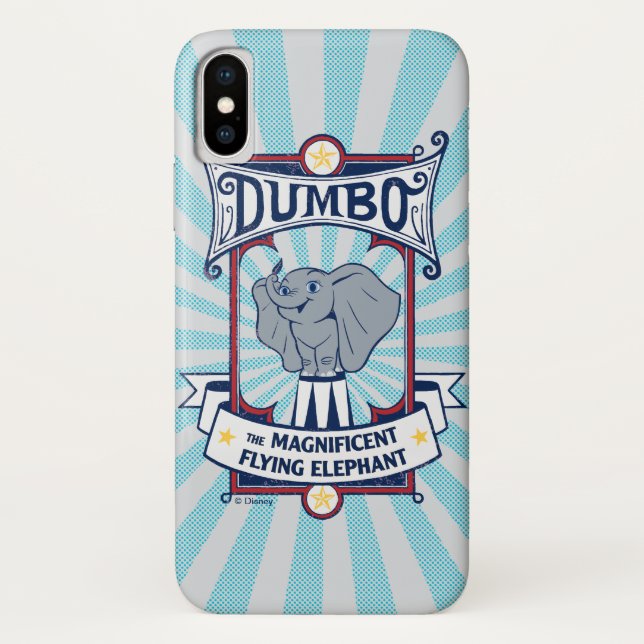 Dumbo | The Magnificent Flying Elephant Circus Art Case-Mate iPhone Case (Back)