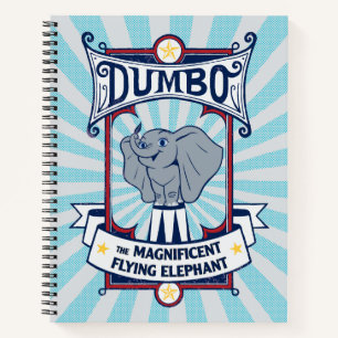Dumbo   The Magnificent Flying Elephant Circus Art Notebook