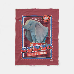 Dumbo   "The Miracle Elephant" Circus Art Fleece Blanket