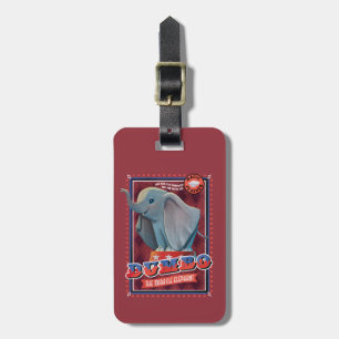 Dumbo "The Miracle Elephant" Circus Art Luggage Tag
