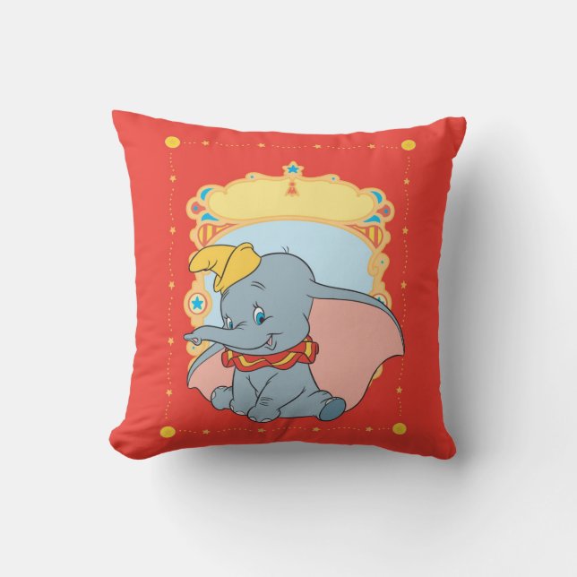 Dumbo Throw Pillow (Front)