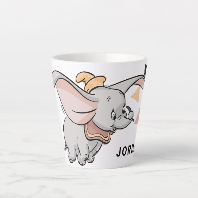 Dumbo Tribal Design Latte Mug (Front)