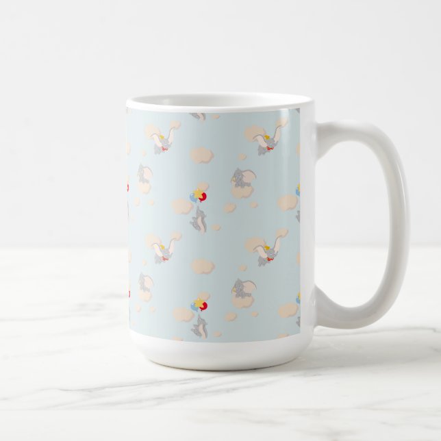Dumbo up in the Clouds Pattern Coffee Mug (Right)