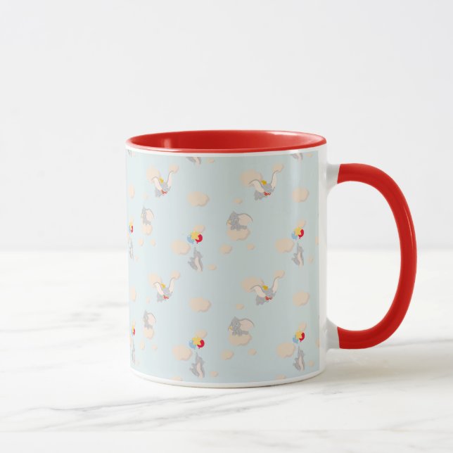 Dumbo up in the Clouds Pattern Mug (Right)