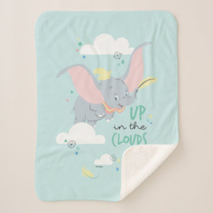 Dumbo   Up in the Clouds Sherpa Blanket