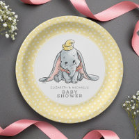 Dumbo Watercolor Baby Shower