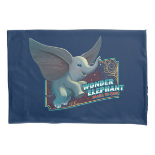 Dumbo   Wonder Elephant Soars To Fame Circus Art Pillowcase