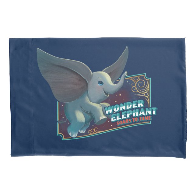 Dumbo | Wonder Elephant Soars To Fame Circus Art Pillowcase (Front)