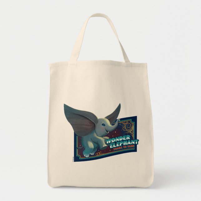 Dumbo | Wonder Elephant Soars To Fame Circus Art Tote Bag (Front)