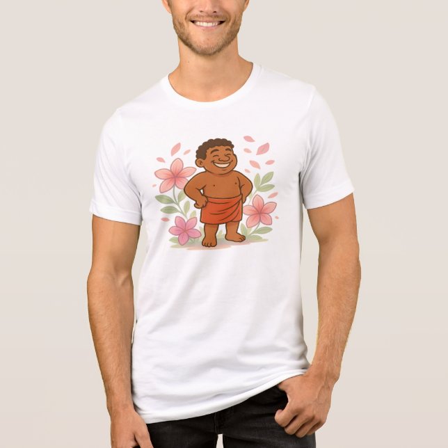 Dumi Flower spirit Tri-Blend Shirt (Front)