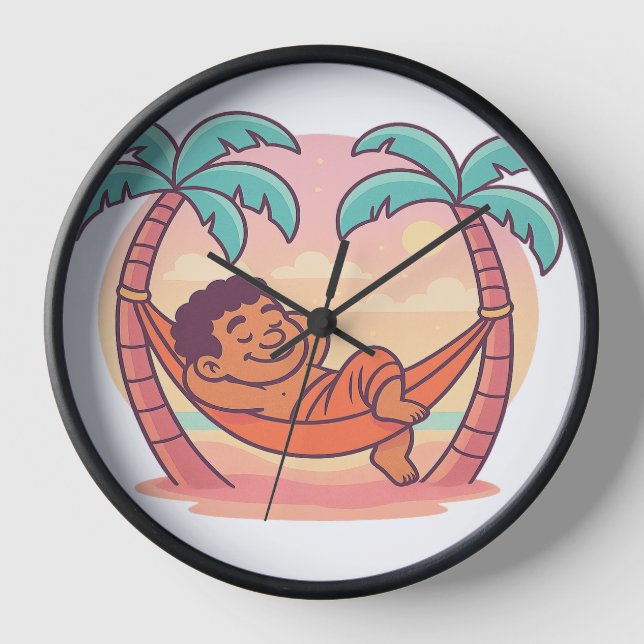 Dumi Palm Dreamer Clock (Front)
