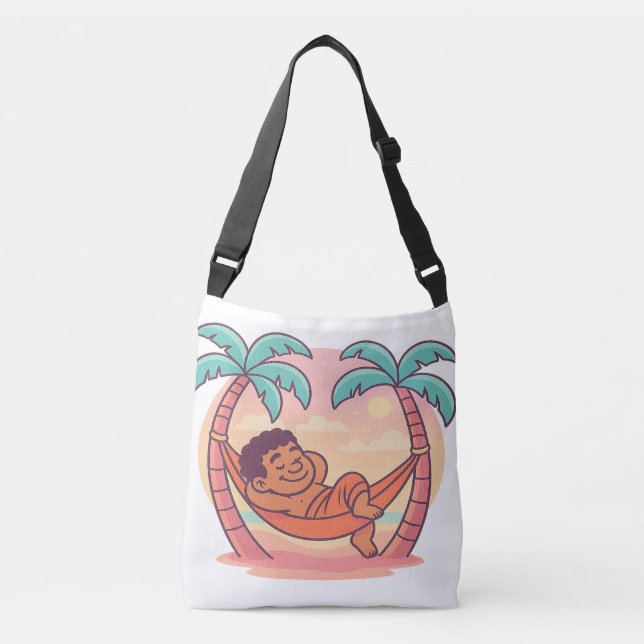 Dumi Palm Dreamer Crossbody Bag (Front)