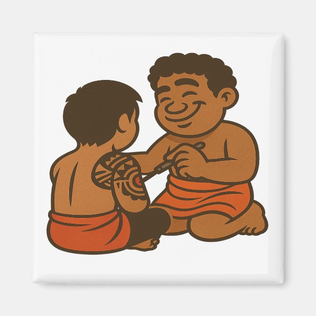 Dumi Tatau Artist Magnet (Front)