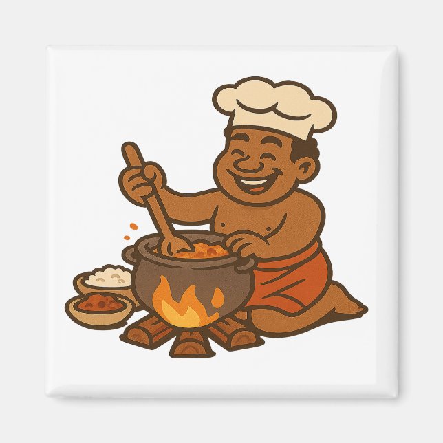 Dumi Village Chef Magnet (Front)