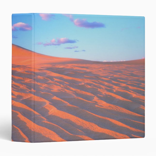 Dumont Dunes, Sand Dunes and Clouds Binder (Front/Spine)