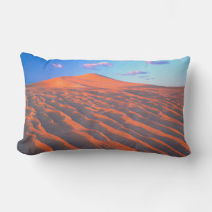 Dumont Dunes, Sand Dunes and Clouds Lumbar Pillow