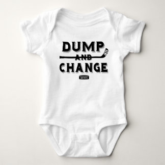 Dump and Change Hockey Baby Bodysuit