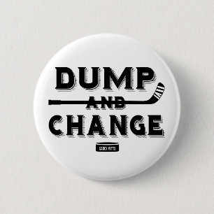 Dump and Change Hockey Infant 2 Inch Round Button