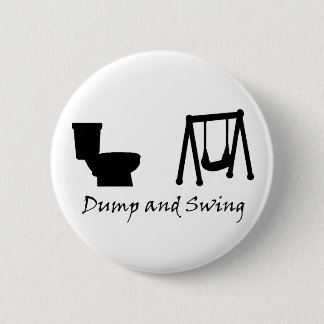 Dump and Swing - Ultimate Frisbee (light) 2 Inch Round Button