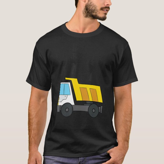Dump Everything I'm 9 Construction Dump Truck 9th  T-Shirt (Front)