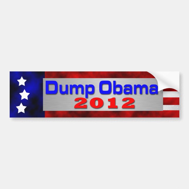 Dump Obama Bumper Sticker (Front)