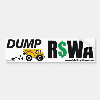 DUMP RSWA BUMPER STICKER