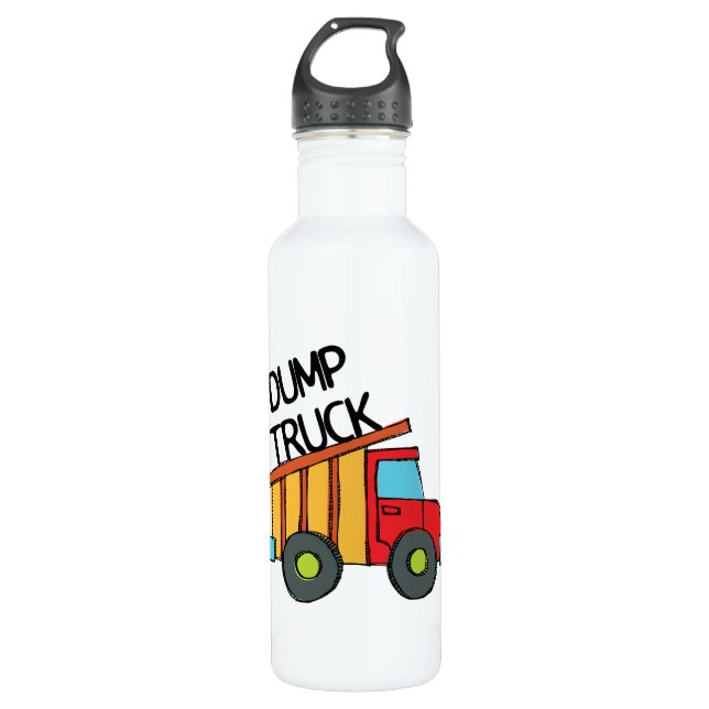 Dump Truck 710 Ml Water Bottle (Front)