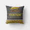 Dump Truck Boys Throw Pillow Personalized name