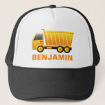 Dump Truck Construction Kids Trucker Hat<br><div class="desc">Cool construction theme hat.</div>