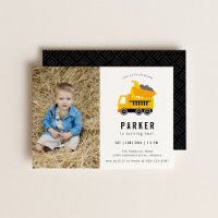 Dump Truck Construction Theme Photo Birthday