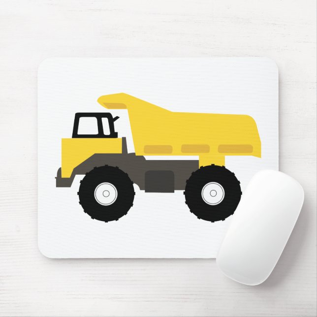 Dump Truck Construction Trucks Mouse Pad (With Mouse)