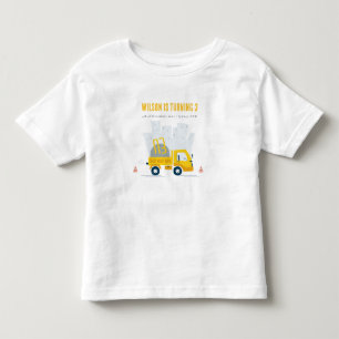 Dump Truck Construction Vehicle Kids Birthday Toddler T-shirt
