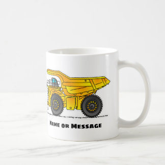 Dump Truck Mug, Construction Mugs, Transportation Coffee Mug