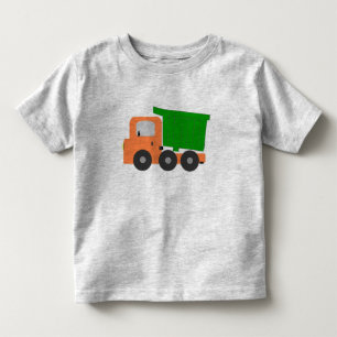 Dump Truck (orange) Toddler T-shirt