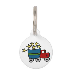 Dump Truck Pet Tag